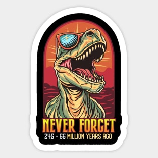 Funny T-Rex Dinosaur Gifts Men Women Kids Funny Dinosaur Sticker